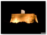 La Rocca Sillana di notte